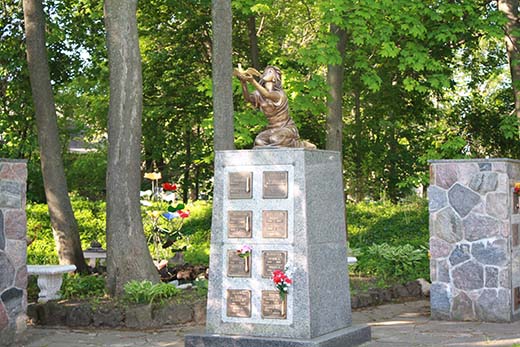 Columbarium with Statue